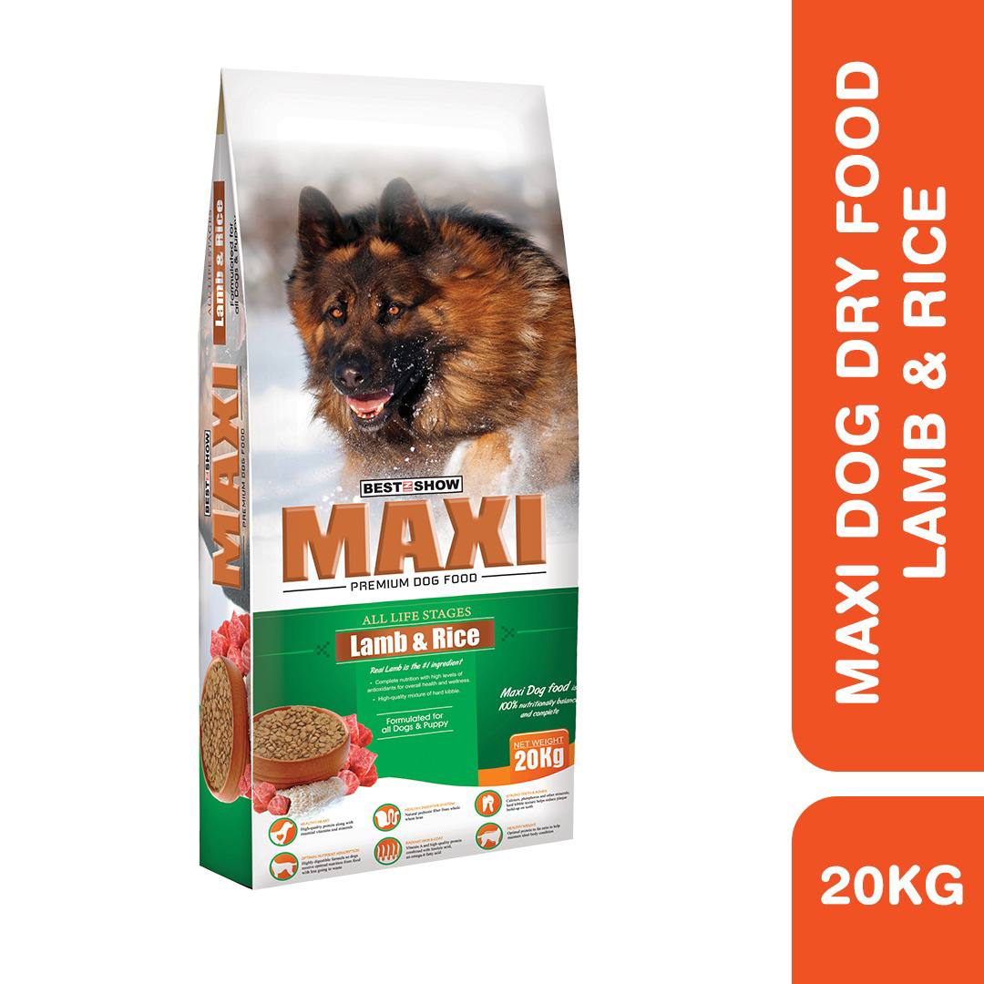 Maxi Dog Lamb &amp; Rice 20kg