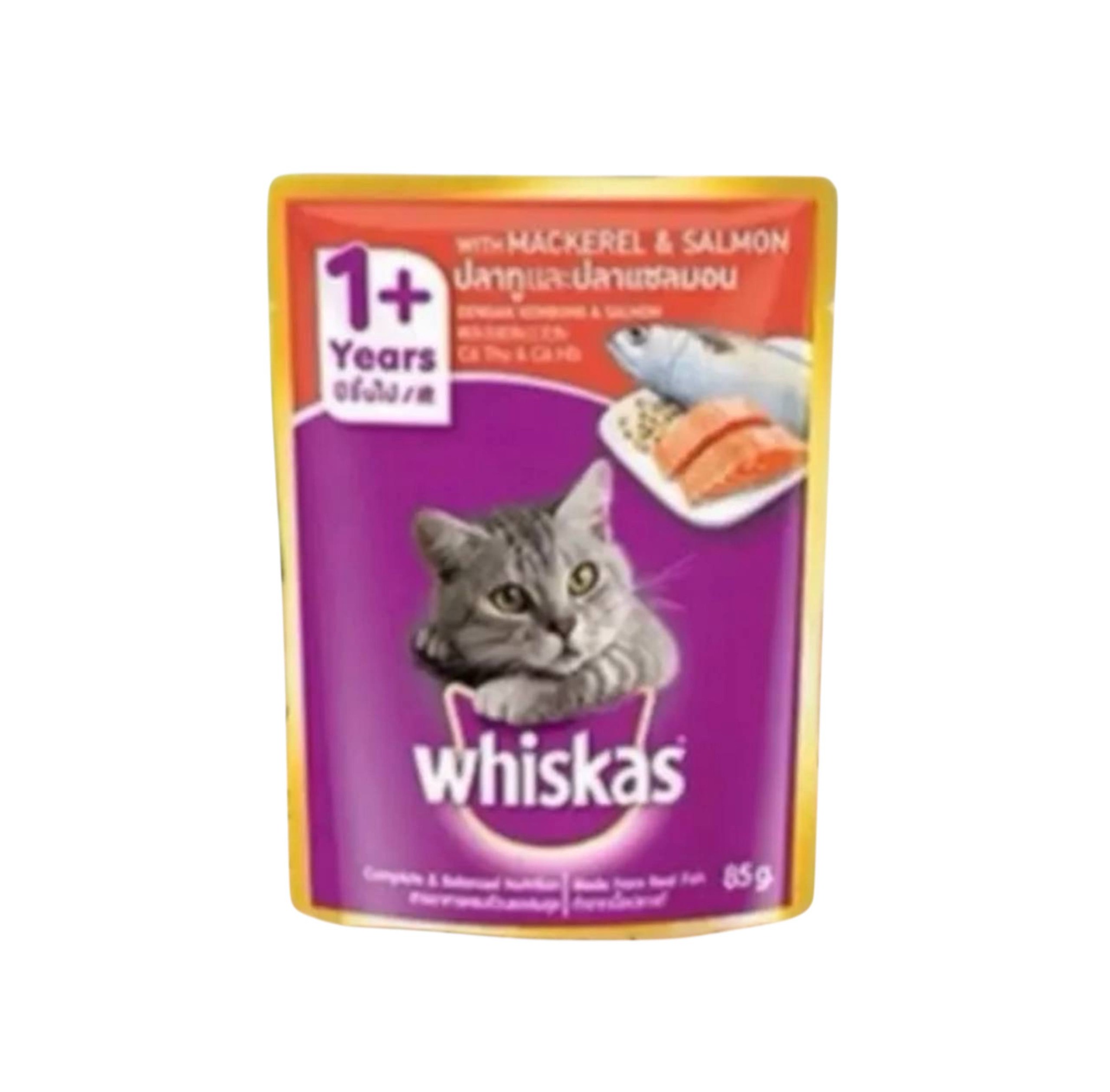 Whiskas Mackerel Salmon Adult